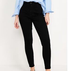 Petite 4 High Rise Skinny Black Jean